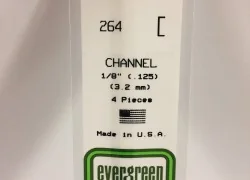 Profiled U 3.2x350mm Ref: 264 - Evergreen - S1370264