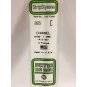 S1370265-U-profile 4.0x350mm Ref: 265 - Evergreen - S1370265