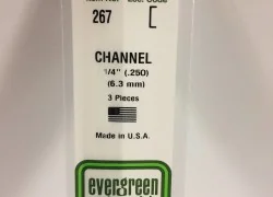 Profiled U 6.3x350mm Ref: 267 - Evergreen - S1370267