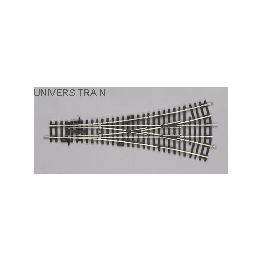 Piko_55225-Piko 55225 Triple turnout, 2 angles of 15°, 239 mm