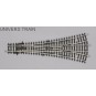 Piko_55225-Piko 55225 Triple turnout, 2 angles of 15°, 239 mm