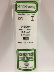 Profile I 9.5x350mm Ref: 279 - Evergreen - S1370279