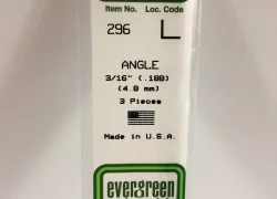 Profile L 4.8x350mm Ref: 296 - Evergreen - S1370296