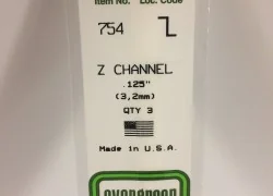 Profile Z 3.2x350mm Ref: 754 - Evergreen - S1370754