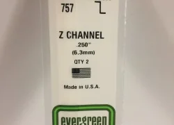 Profile Z 6.3x350mm Ref: 757 - Evergreen - S1370757