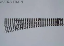 Piko 55220 Right-to-left turnout, 15° curve R9