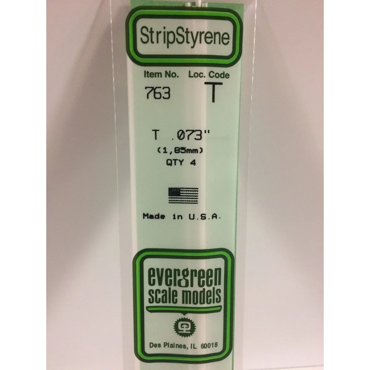 T-profile 1.85x350mm Ref: 763 - Evergreen