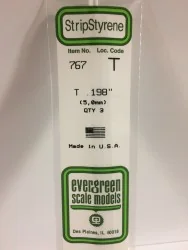 Profile T 5.0x350mm Ref: 767 - Evergreen - S1370767