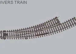 Piko 55227 Left-hand curved turnout, radius R3/R4