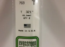 Profile T 8.1x350mm Ref: 769 - Evergreen - S1370769