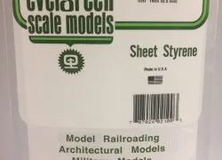 Plate grooved v 0.50x2.5x150x300mm Ref: 2100 - Evergreen - S1372100