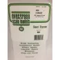 S1374030-Plaque rainurée en V 1.0x0.75x150x300mm Ref : 4030 - Evergreen - S1374030