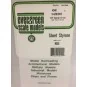 S1374040-V-groove plate 1.0x1.0x150x300mm Ref: 4040 - Evergreen - S1374040