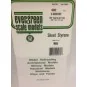 S1374080-Plaque rainurée en V 1.0x2.0x150x300mm Ref : 4080 - Evergreen - S1374080