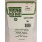 S1374250-Plaque rainurée en V 1.0x6.3x150x300mm Ref : 4250 - Evergreen - S1374250