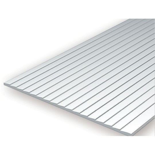 S1374031-Plate grooved stepped 1.0x0.75x150x300mm Ref: 4031 - Evergreen
