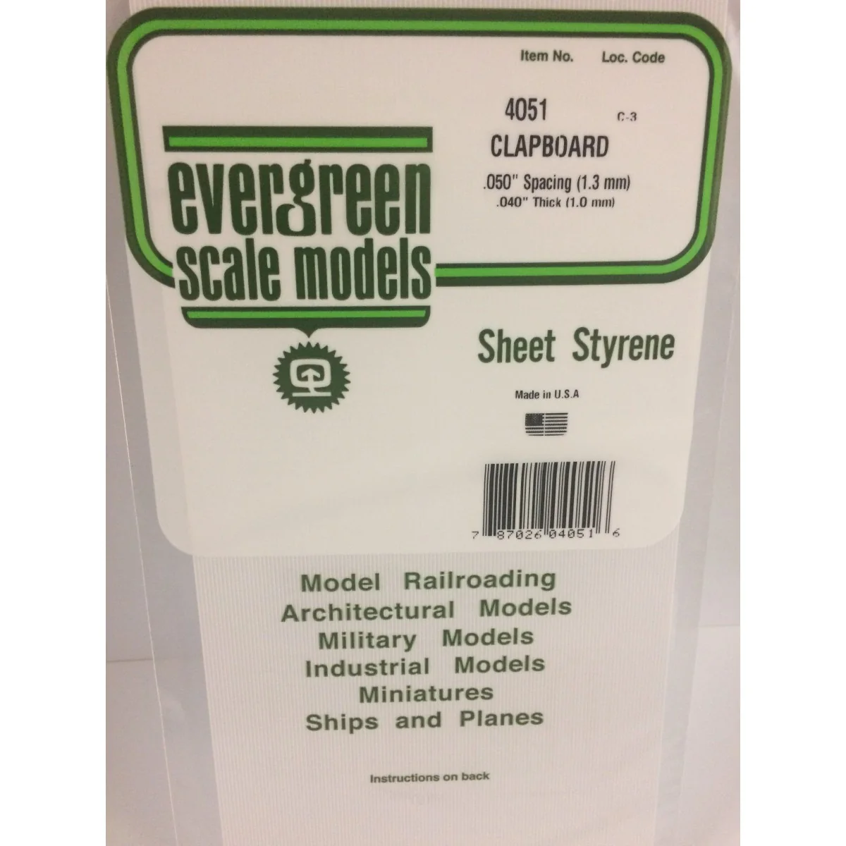 Plaque rainurée en escalier 1.0x1.3x150x300mm Ref : 4051 - Evergreen Evergreen S1374051 - 1 Plaque rainurée en escalier 1.0x1.3x150x300mm Ref : 4051 - Evergreen Evergreen S1374051 - 1