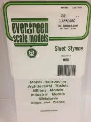 Plate grooved stepped 1.0x1.5x150x300mm Ref: 4061 - Evergreen - S13...