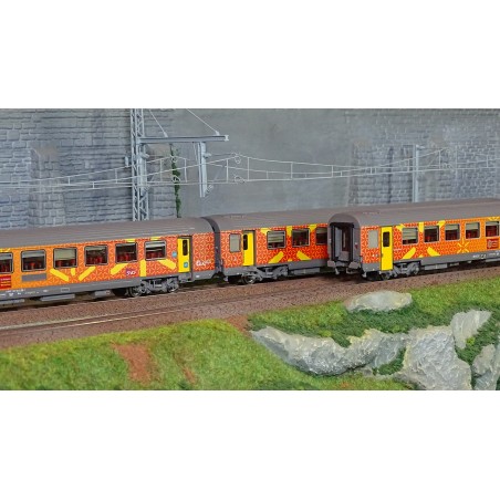 Set de 3 voitures VTU région Languedoc Roussillon LS Models 41210