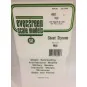 S1374502-Plaque quadrillée 1.0x2.1x150x300mm Ref : 4502 - Evergreen - S1374502