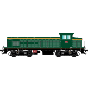 R37 HO41101DS Locomotive diesel 040 DE 503, SNCF, livrée verte et bandes oranges, dépôt Nîmes, digital sonorisée Rail 37 - R37 R