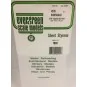 S1374515-Plaque quadrillée 1.0x4.7x150x300mm Ref : 4515 - Evergreen - S1374515