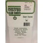 S1374516-Plaque quadrillée 1.0x6.3x150x300mm Ref : 4516 - Evergreen - S1374516