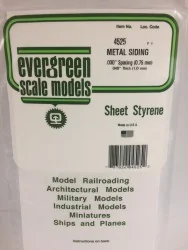 Plaque type métal ondulé 1.0x0.75x150x300mm Ref : 4525 - Evergreen Evergreen S1374525 - 1