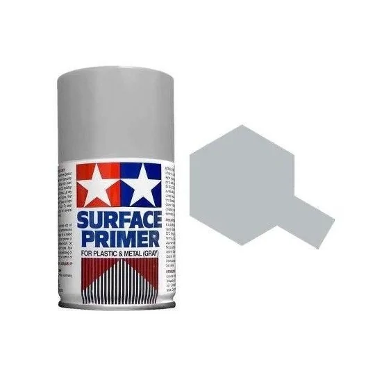 87026-Bomb primer grip primer 100ml gray Tamiya