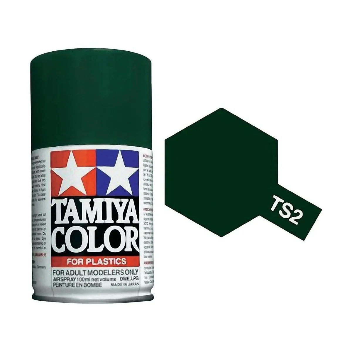 Paint bomb Matt dark green TS2 Tamiya - 85002