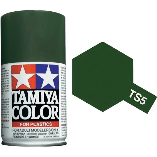 Spray paint Olive Drab matte TS5 Tamiya 85005-Spray paint Olive Drab matte TS5 Tamiya - 85005