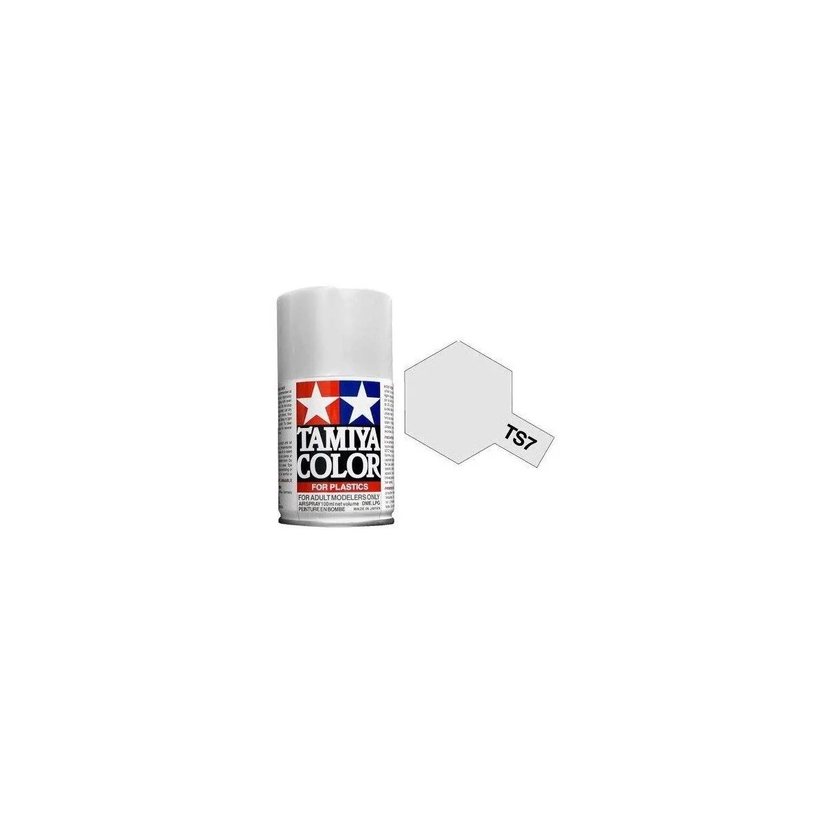 Peinture bombe Blanc Racing brillant TS7 Tamiya Tamiya 85007 - 1