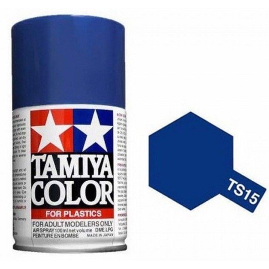 85015-Peinture bombe Bleu brillant TS15 Tamiya