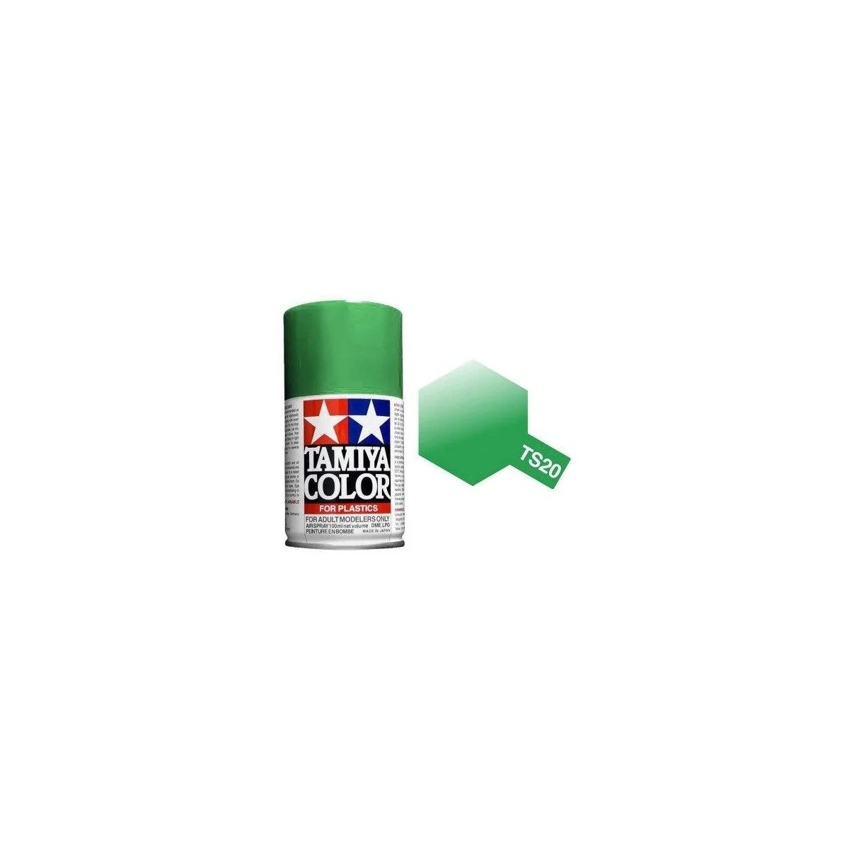 Paint bomb green shiny Metal TS20 Tamiya - 85020