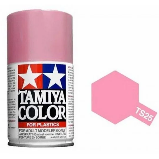 85025-Peinture bombe Rose brillant TS25 Tamiya