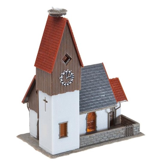 Faller_130236-Faller 130236 Maquette, église de village