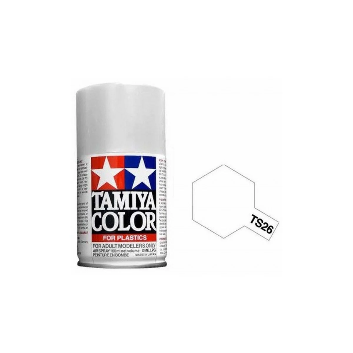 Tamiya TS26 Gloss Pure White Spray Paint