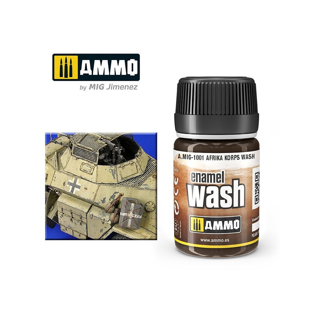 WASH Afrika Korps 35ml Mig AMMO - MIG Jimenez A.MIG-1001 - 1