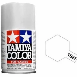 Peinture bombe Blanc mat TS27 Tamiya Tamiya 85027 - 1