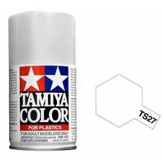 85027-Spray paint Matt white TS27 Tamiya