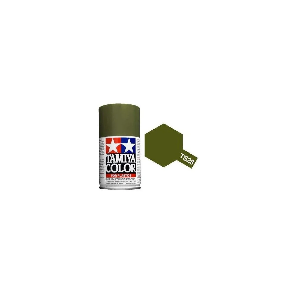 Matte Olive Green spray paint TS28 Tamiya