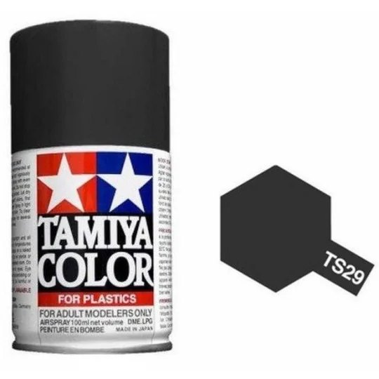 85029-Paint bomb black satin TS29 Tamiya