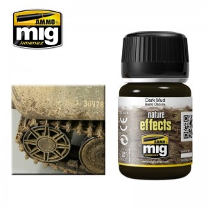 EFFETS NATURE Boue noire 35ml Mig AMMO - MIG Jimenez A.MIG-1405 - 1