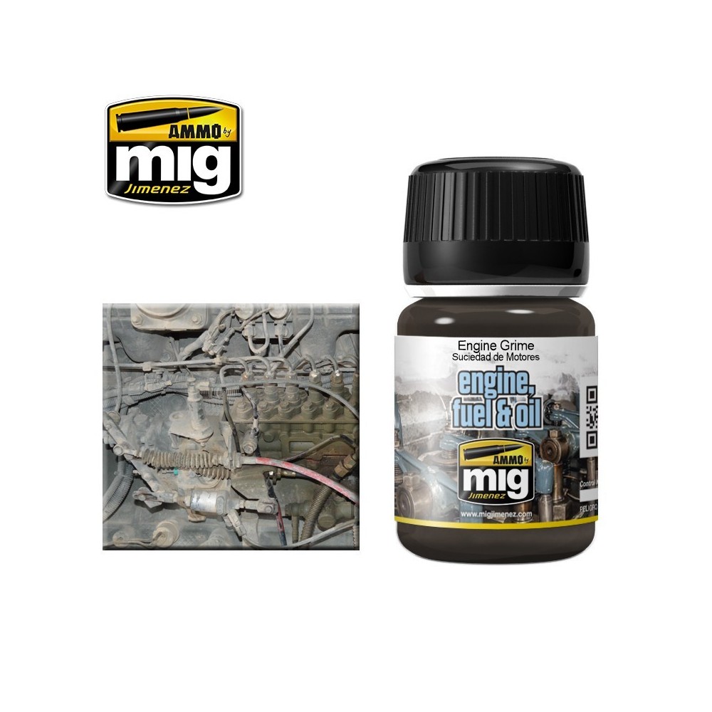 EFFETS NATURE Crasse moteur 35ml Mig AMMO - MIG Jimenez A.MIG-1407 - 1