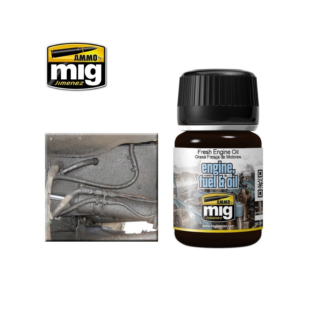 EFFETS NATURE Huile moteur fraiche 35ml Mig AMMO - MIG Jimenez A.MIG-1408 - 1