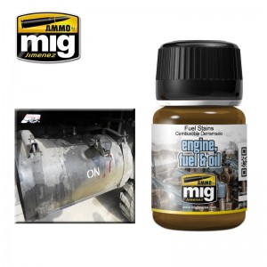 EFFETS NATURE Taches de carburant 35ml Mig AMMO - MIG Jimenez A.MIG-1409 - 1