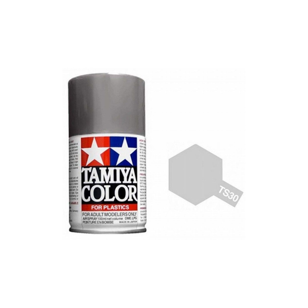 Tamiya TS30 Gloss Silver Spray Paint