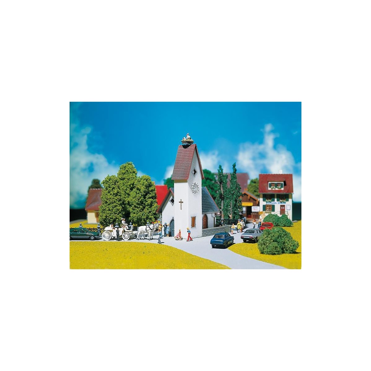 Faller 130236 Model Kit, Village Church - Faller_130236