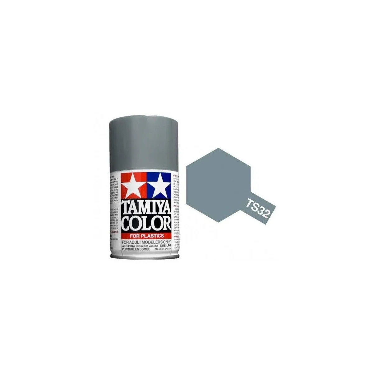 Tamiya TS32 Matt Mist Grey Spray Paint - 85032 Tamiya TS32 Matt Mist Grey Spray Paint - 85032