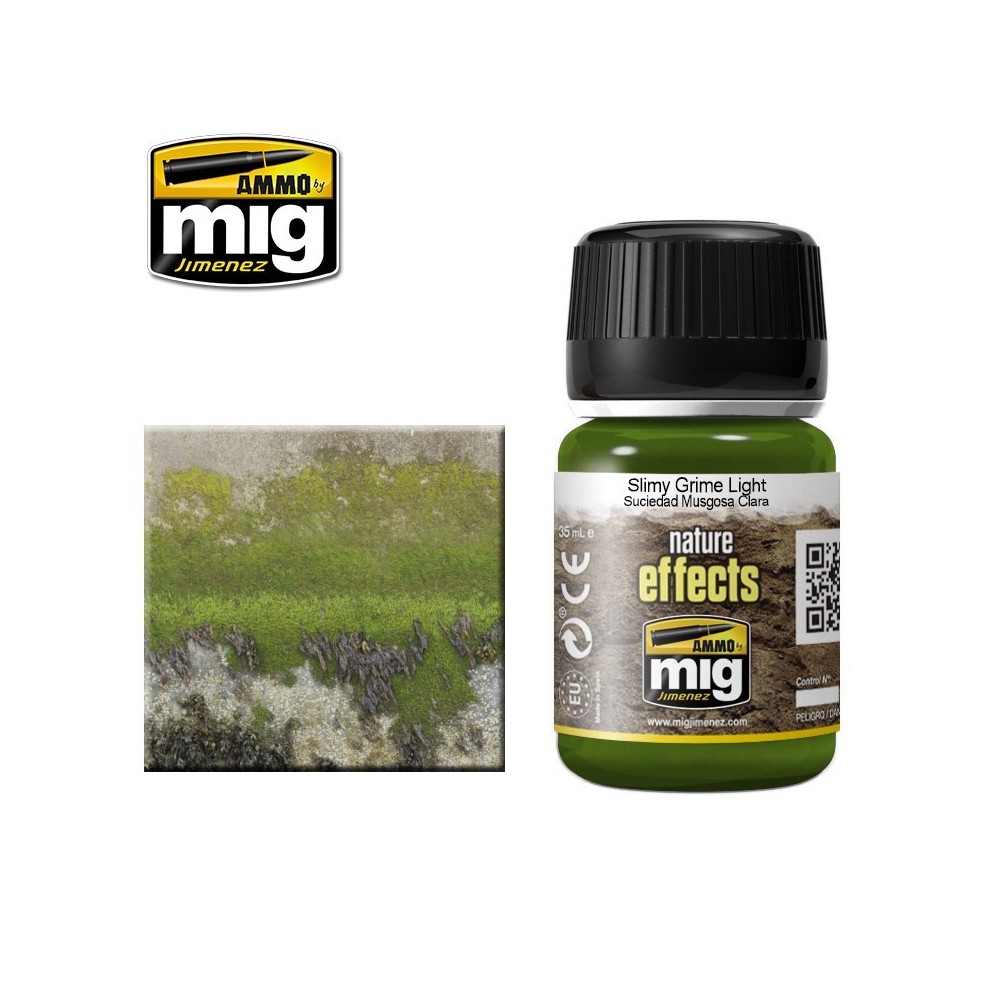 EFFETS NATURE Crasse visqueuse vert clair 35ml Mig AMMO - MIG Jimenez A.MIG-1411 - 1